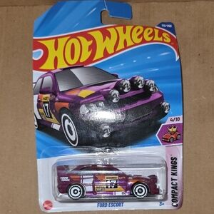 Mattel Hot Wheels Purple Ford Escort